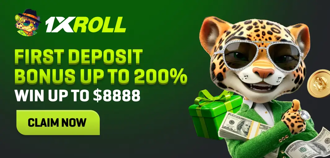 1XROLL First Deposit Bonus