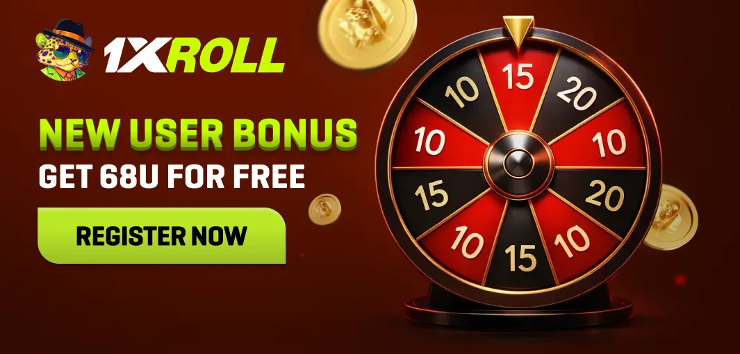 1XROLL Malaysia new user bonus, sign up offer for first time players